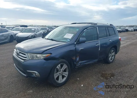 2013 Toyota Highlander Limited V6 из США, поврежденный, VIN 5TDYK3EH0DS103886